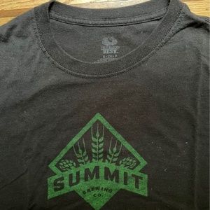 Summit Brewing Beer T-shirt "Beer is my life" circa 2012
